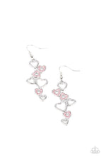 Load image into Gallery viewer, Sweetheart Serenade - Pink Heart Earrings - The Jazzy T Collections
