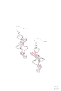 Sweetheart Serenade - Pink Heart Earrings - The Jazzy T Collections