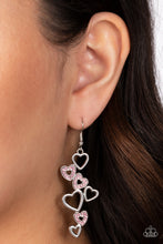 Load image into Gallery viewer, Sweetheart Serenade - Pink Heart Earrings - The Jazzy T Collections
