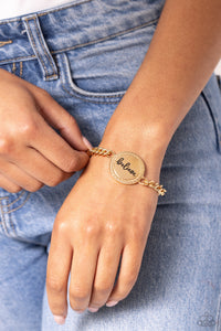 Hope and Faith - Gold "believe"  Bracelet - The Jazzy T Collections