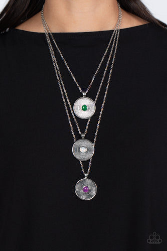 Geographic Grace - Purple Amethyst, Opal & Jade Necklace - The Jazzy T Collections