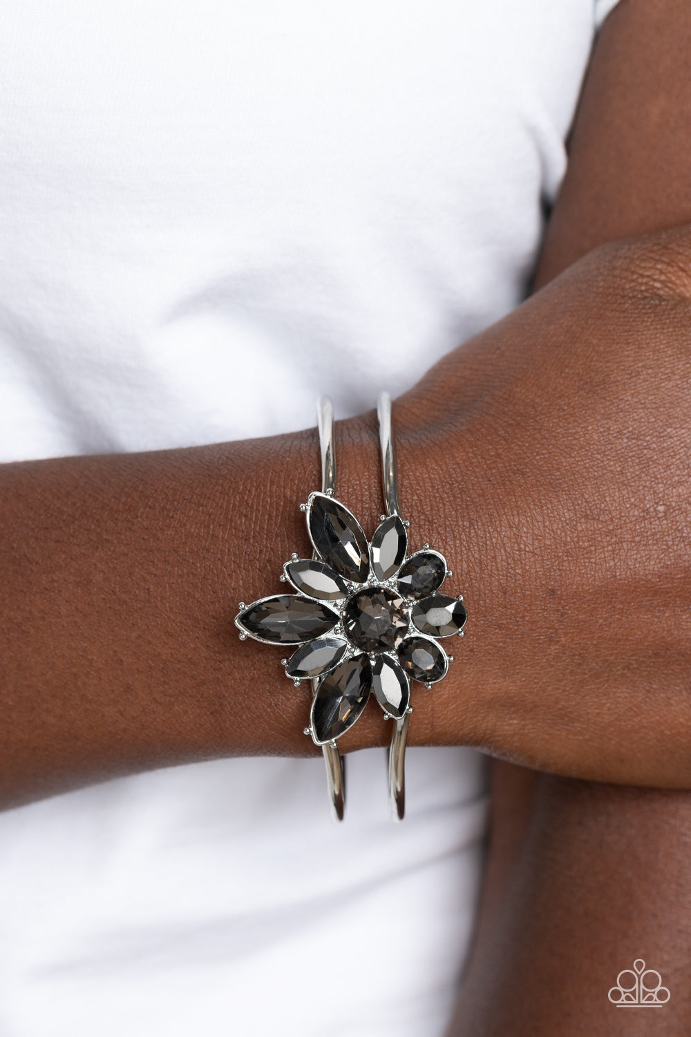 Chic Corsage - Silver Bracelet - The Jazzy T Collections