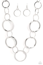 Load image into Gallery viewer, Shimmering Symphony - Silver Necklace - The Jazzy T Collections
