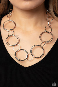 Shimmering Symphony - Silver Necklace - The Jazzy T Collections