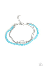 Load image into Gallery viewer, Stretchy Bracelets - Paparazzi A LOTUS Like This - Blue Lotus Bracelet - The Jazzy T Collections Paparazzi jewelry image
