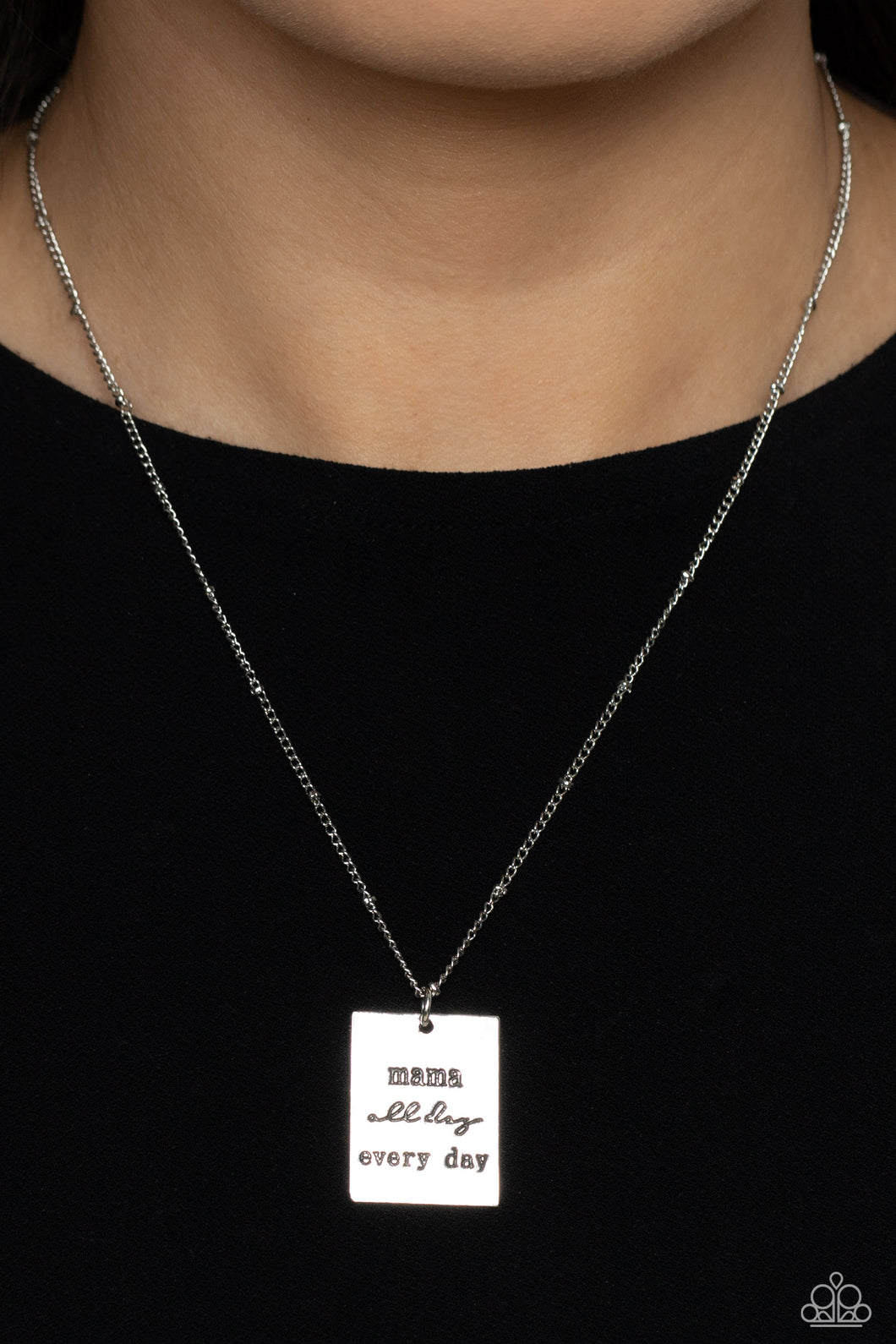 Mama MVP - Silver Necklace - The Jazzy T Collections