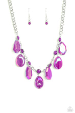 Load image into Gallery viewer, Maldives Mural - Purple Necklace - The Jazzy T Collections
