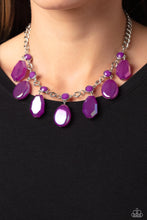 Load image into Gallery viewer, Maldives Mural - Purple Necklace - The Jazzy T Collections
