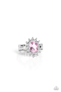 Red Carpet Reveal - Pink Rhinestone Ring - The Jazzy T Collections