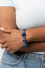 Load image into Gallery viewer, Refreshing Radiance - Blue Bracelet - August 2023 Life Of The Party - The Jazzy T Collections
