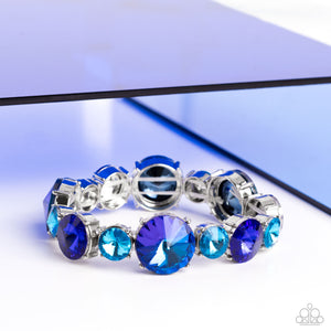 Refreshing Radiance - Blue Bracelet - August 2023 Life Of The Party - The Jazzy T Collections