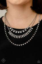 Load image into Gallery viewer, Dripping in Stardust - White Necklace - May 2023 Fashion Fix - The Jazzy T Collections
