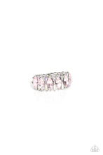 Load image into Gallery viewer, Kaleidoscopic Knockout - Pink Rhinestone Ring - The Jazzy T Collections
