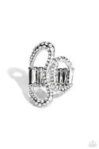 Gap Year - White Rhinestone Ring - The Jazzy T Collections