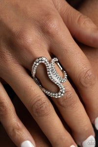 Gap Year - White Rhinestone Ring - The Jazzy T Collections