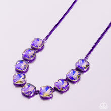 Load image into Gallery viewer, Combustible Command - Purple Necklace - The Jazzy T Collections
