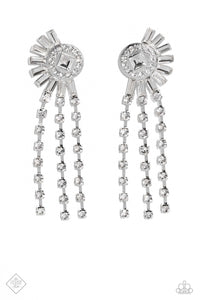 Torrential Twinkle - White Earrings - May 2023 Fashion Fix - The Jazzy T Collections