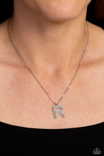 Load image into Gallery viewer, Leave Your Initials - Silver &quot;R&quot; Necklace - The Jazzy T Collections
