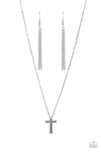 Leave Your Initials - Silver "T" Necklace - The Jazzy T Collections