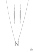 Load image into Gallery viewer, Leave Your Initials - Silver &quot;N&quot; Necklace - The Jazzy T Collections
