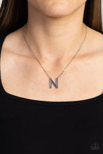 Load image into Gallery viewer, Leave Your Initials - Silver &quot;N&quot; Necklace - The Jazzy T Collections
