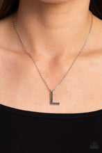 Load image into Gallery viewer, Leave Your Initials - Silver &quot;L&quot; Necklace - The Jazzy T Collections
