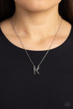 Load image into Gallery viewer, Leave Your Initials - Silver &quot;K&quot; Necklace - The Jazzy T Collections
