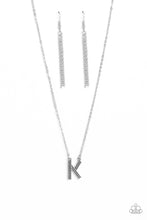 Load image into Gallery viewer, Leave Your Initials - Silver &quot;K&quot; Necklace - The Jazzy T Collections
