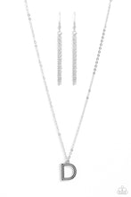 Load image into Gallery viewer, Leave Your Initials - Silver &quot;D&quot; Necklace - The Jazzy T Collections
