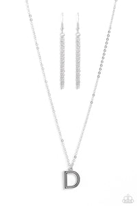 Leave Your Initials - Silver "D" Necklace - The Jazzy T Collections