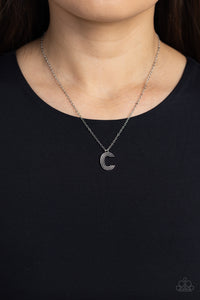 Leave Your Initials - Silver "C" Necklace - The Jazzy T Collections