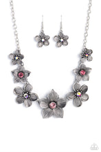 Load image into Gallery viewer, Free FLORAL - Pink Rhinestone Necklace - The Jazzy T Collections
