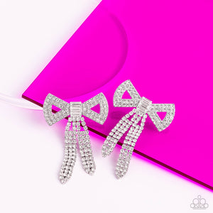 Just BOW With It - White Bracelet - August 2023 Life Of The Party - The Jazzy T Collections