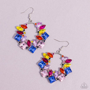 Wreathed in Watercolors - Multi Earrings - Life Of The Party 2023 - The Jazzy T Collections