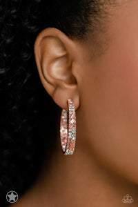 Glitzy by Association - Copper Hoop Earrings - Blockbuster Exclusive - The Jazzy T Collections