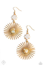 Load image into Gallery viewer, Seize the Sunburst - Gold Earrings - September 2023 Fashion Fix - The Jazzy T Collections
