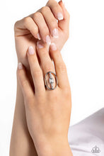 Load image into Gallery viewer, Middle of the Road - White Rhinestone Ring - The Jazzy T Collections
