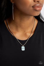 Load image into Gallery viewer, PAW to the Line - Blue Necklace - The Jazzy T Collections
