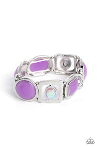 Majestic Mashup - Purple Acrylic Bracelet - The Jazzy T Collections