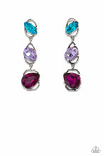 Load image into Gallery viewer, Dimensional Dance - Multi Earrings - August 2023 Life Of The Party - The Jazzy T Collections
