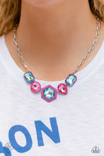 Load image into Gallery viewer, Evolving Elegance - Pink Necklace - July 2023 Fashion Fix - The Jazzy T Collections
