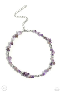 Carved Confidence - Purple Necklace - The Jazzy T Collections