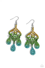 Load image into Gallery viewer, Chandelier Command - Multi Rhinestone Earrings - The Jazzy T Collections
