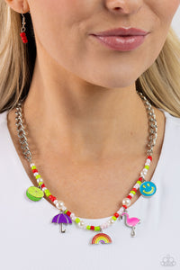 Summer Sentiment - Red Charm Necklace - The Jazzy T Collections