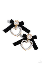 Load image into Gallery viewer, BOW and Then - Gold &amp; Pearl Earrings - The Jazzy T Collections
