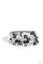 Load image into Gallery viewer, Glassy Gait - Black Bracelet - The Jazzy T Collections
