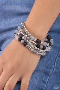 Glassy Gait - Black Bracelet - The Jazzy T Collections