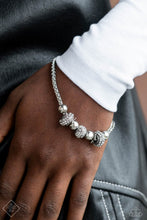 Load image into Gallery viewer, Draped Dedication - White Rhinestone Bracelet - The Jazzy T Collections
