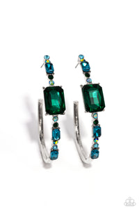 Elite Ensemble - Green Rhinestone Earrings - Convention Exclusive 2023 - The Jazzy T Collections