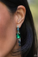 Load image into Gallery viewer, Elite Ensemble - Green Rhinestone Earrings - Convention Exclusive 2023 - The Jazzy T Collections
